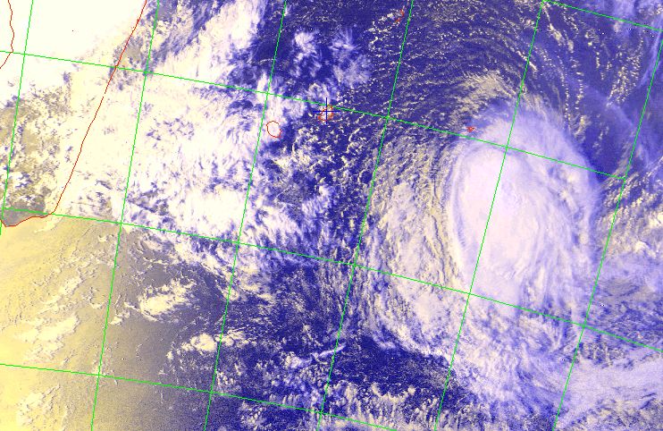 Moderate tropical storm Bindu