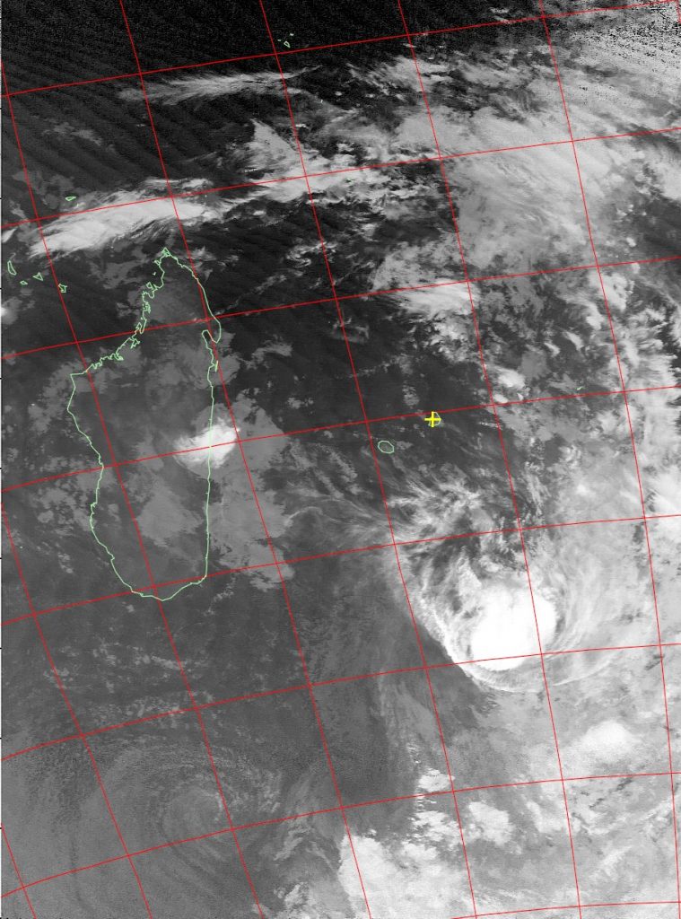 Moderate tropical storm Daya, Noaa 15 IR 12 Feb 2016 05:47 