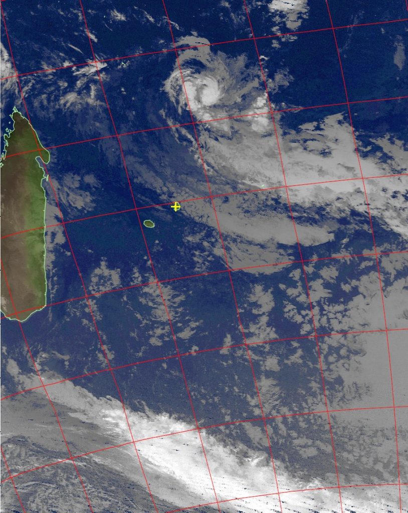 Moderate tropical storm Abela, Noaa 15 IR 18 Jul 2016 04:35