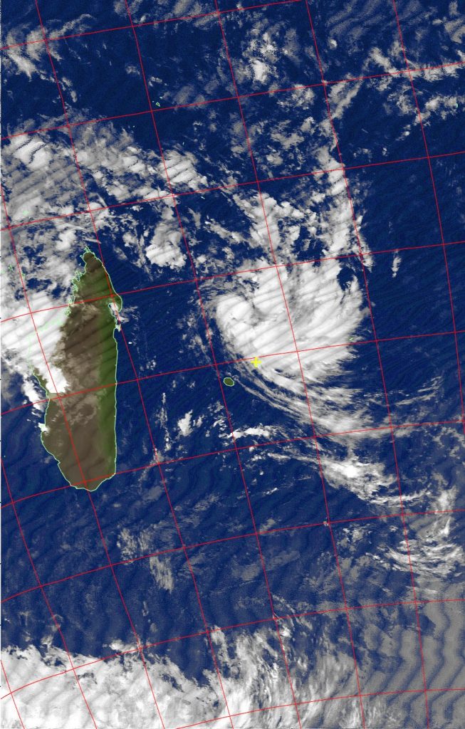 Severe tropical storm Carlos, Noaa 18 IR 05 Feb 2017 06:34