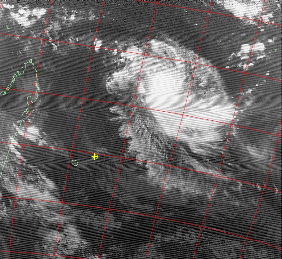 Tropical cyclone Fantala, Noaa 18 IR 14 Apr 2016 17:49