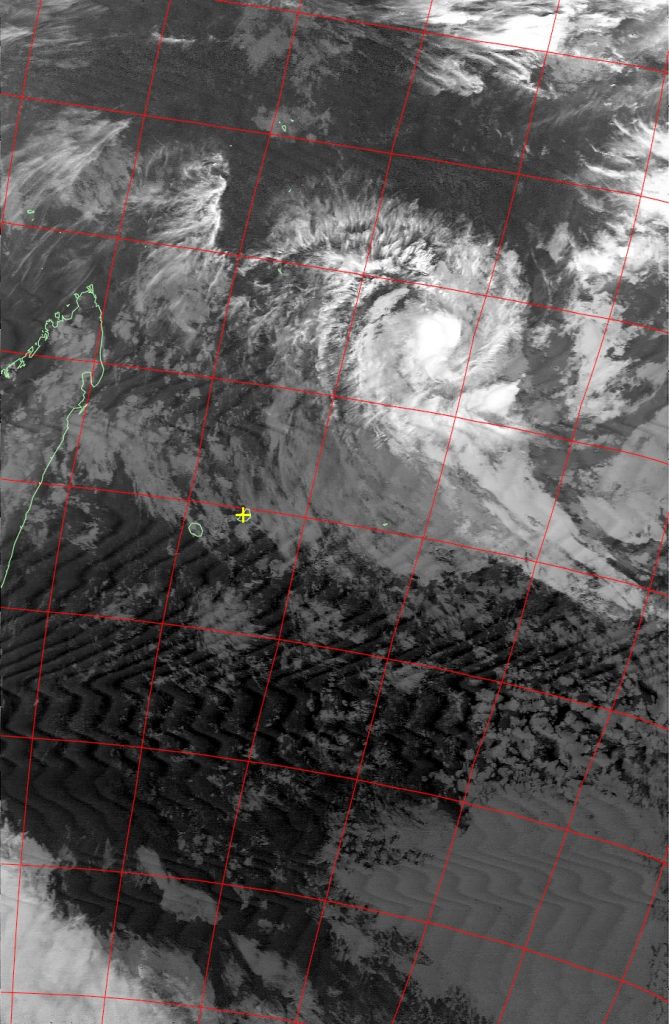 Moderate tropical storm Abela, Noaa 18 IR 17 Jul 2016 18:08
