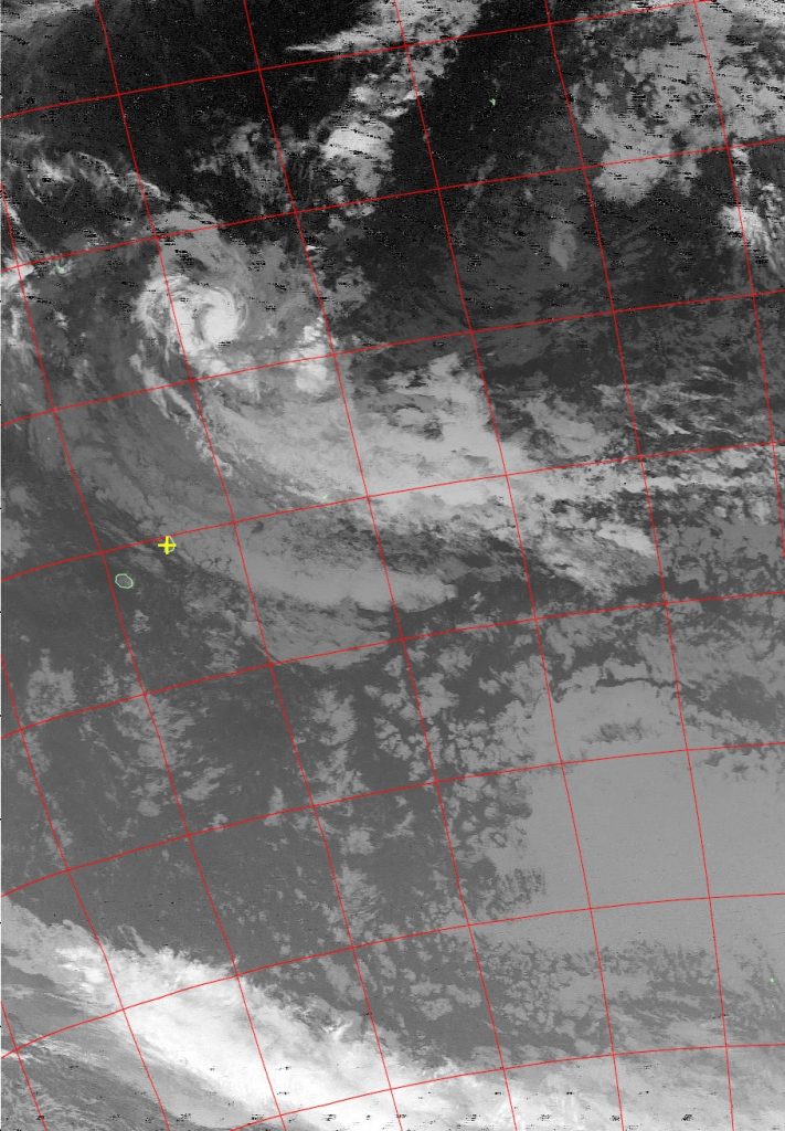 Moderate tropical storm Abela, Noaa 18 IR 18 Jul 2016 05:23