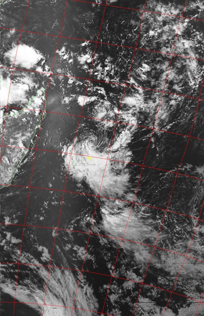 Moderate tropical storm Carlos, Noaa 19 VIS 06 Feb 2017 15:13