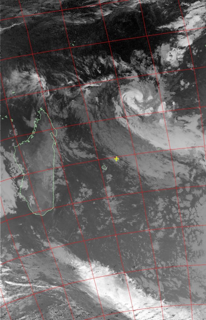 Moderate tropical storm Abela, Noaa 19 IR 18 Jul 2016 02:41