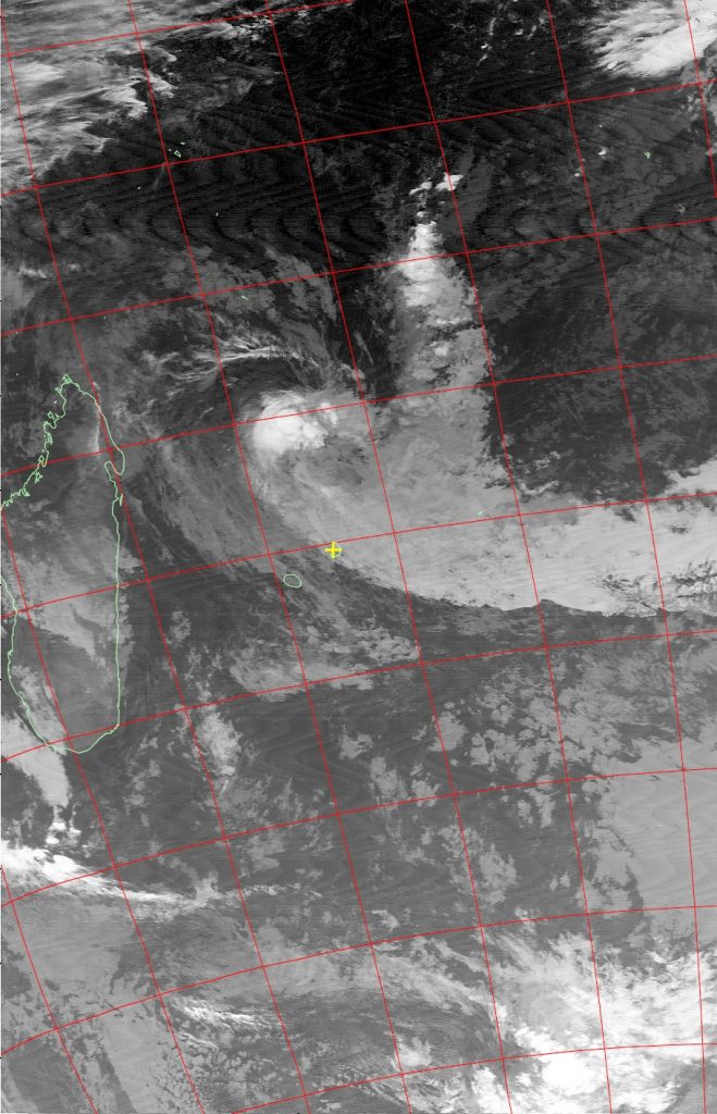 Moderate tropical storm Abela, Noaa 19 IR 19 Jul 2016 02:30