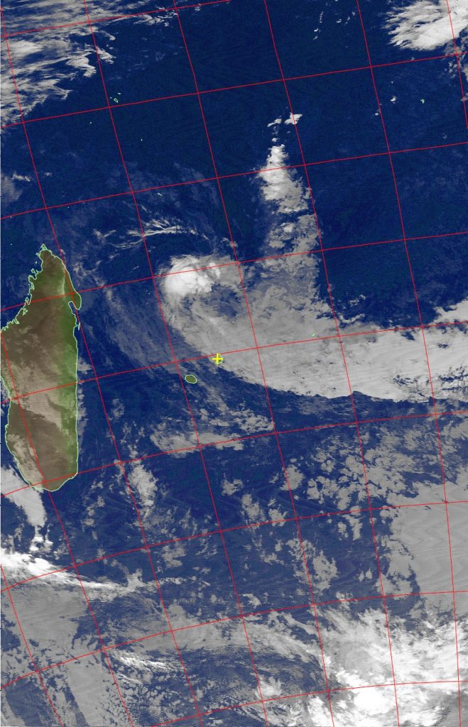 Moderate tropical storm Abela, Noaa 19 IR 19 Jul 2016 02:30