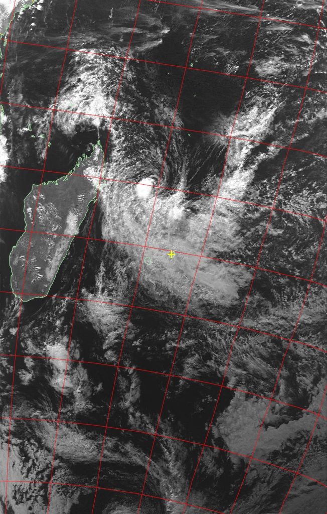 Tropical storm Ex-Abela, Noaa 19 VIS 19 Jul 2016 15:03