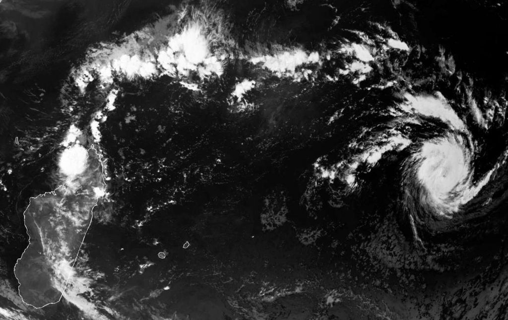 Intense Tropical Cyclone Cebile, Meteosat 29 Jan 2018 07:00