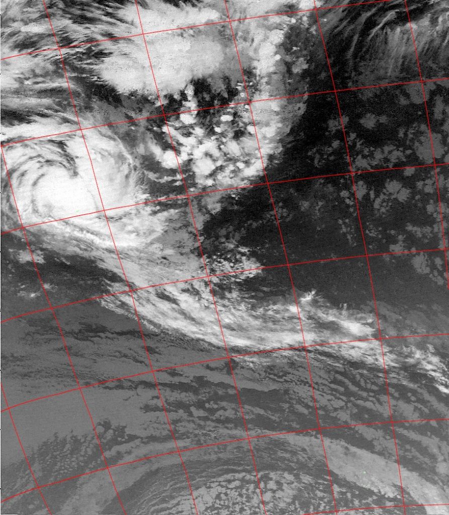 Moderate Tropical Storm Berguitta, Noaa 15 IR 14 Jan 2018 05:22