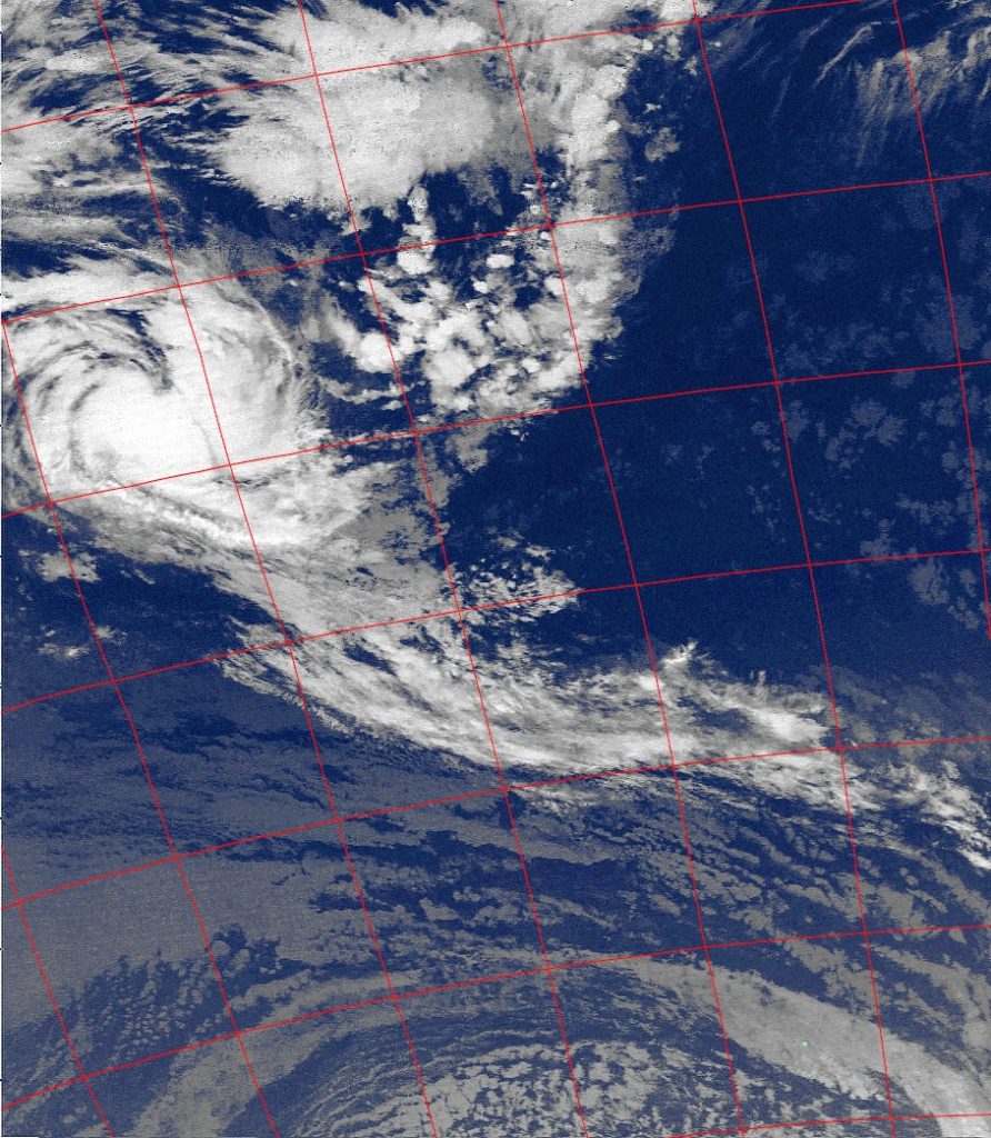 Moderate Tropical Storm Berguitta, Noaa 15 IR 14 Jan 2018 05:22