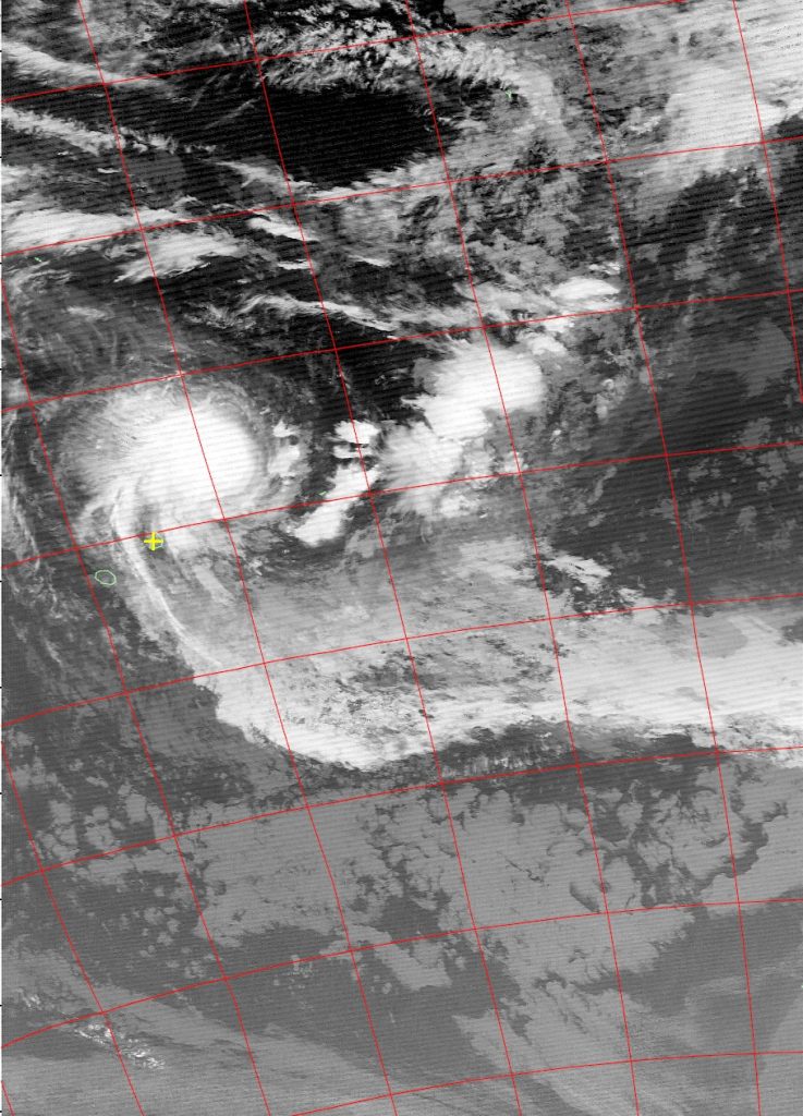 Tropical Cyclone Berguitta, Noaa 15 IR 17 Jan 2018 05:45