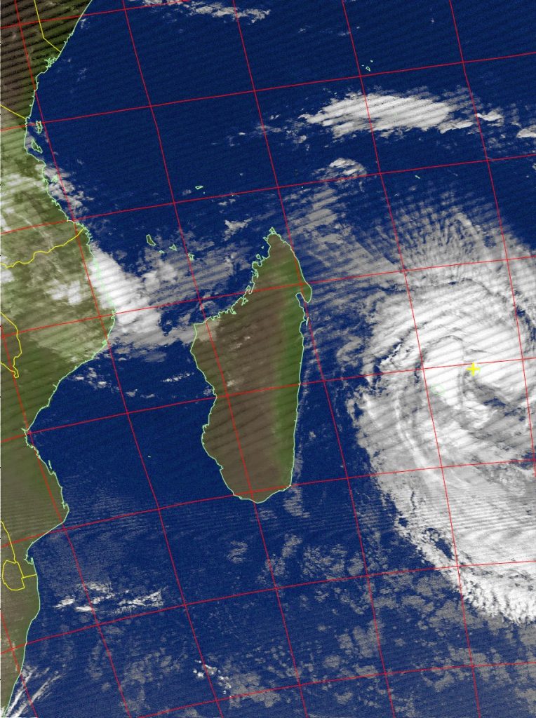 Severe Tropical Storm Berguitta, Noaa 15 IR 18 Jan 2018 07:00