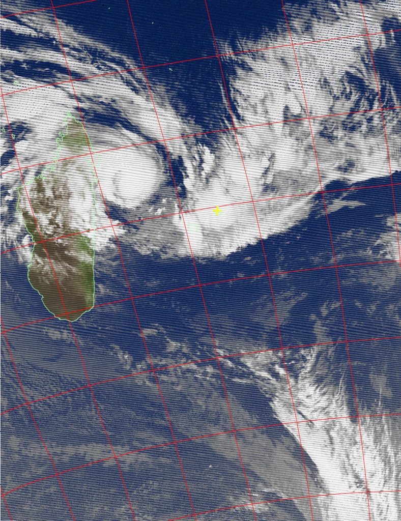 Moderate Tropical Storm Ava, Noaa 18 IR 04 Jan 2018 07:24