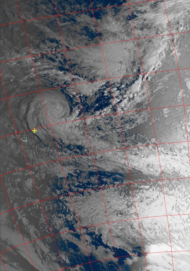 Intense Tropical Cyclone Berguitta, Noaa 18 VIS 16 Jan 2018 06:46