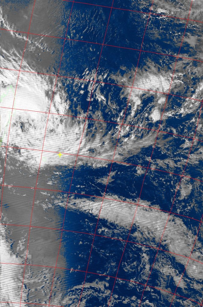 Moderate Tropical Storm Ava, Noaa 19 VIS 03 Jan 2018 15:35