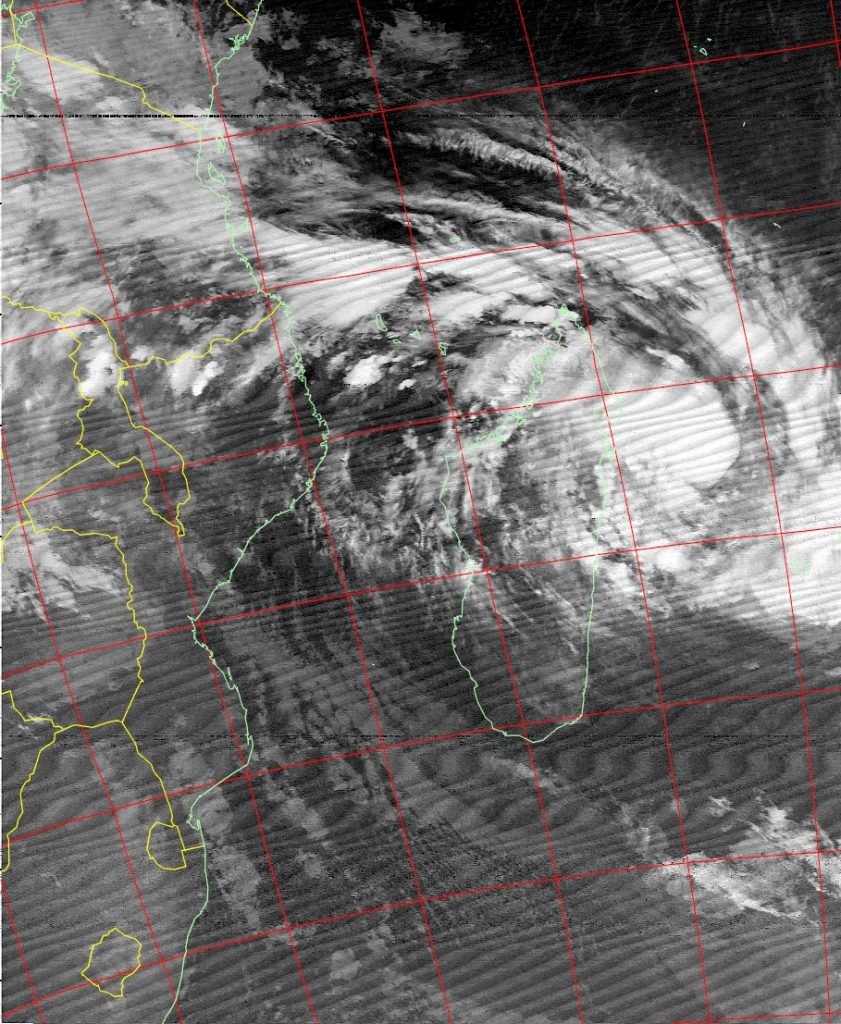 Moderate Tropical Storm Ava, Noaa 19 IR 04 Jan 2018 04:32