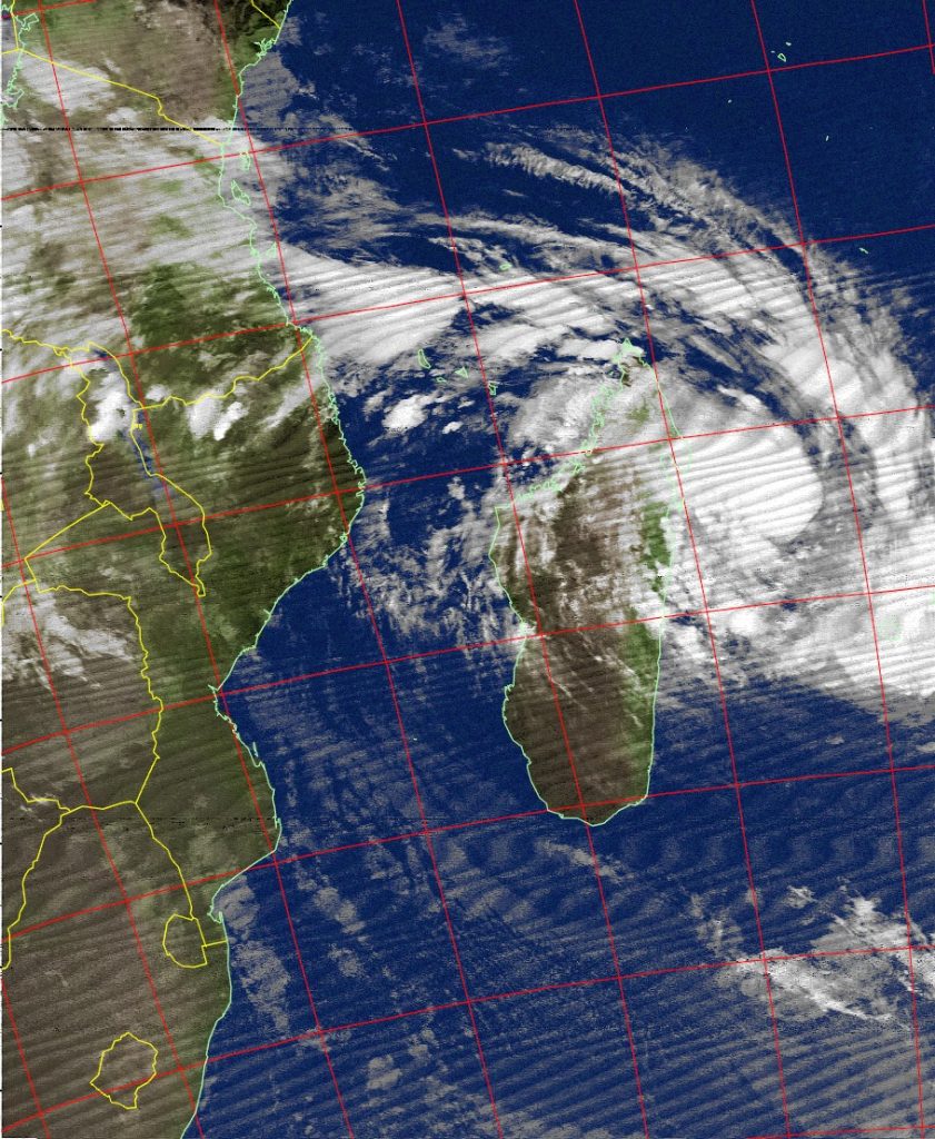 Moderate Tropical Storm Ava, Noaa 19 IR 04 Jan 2018 04:32