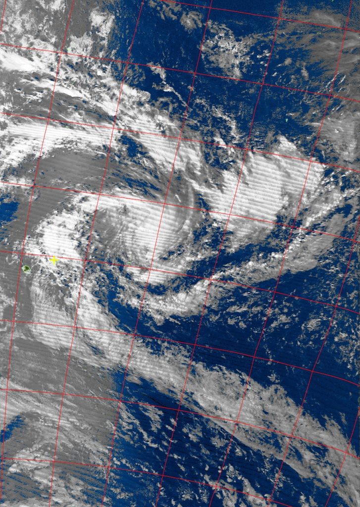 Moderate Tropical Storm Berguitta, Noaa 19 VIS 13 Jan 2018 15:21