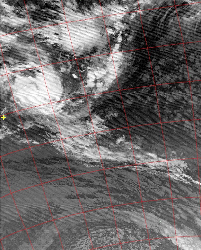 Moderate Tropical Storm Berguitta, Noaa 19 IR 14 Jan 2018 02:37