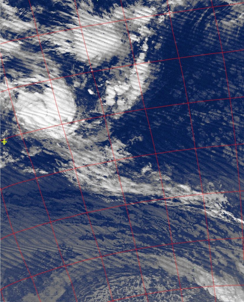 Moderate Tropical Storm Berguitta, Noaa 19 IR 14 Jan 2018 02:37