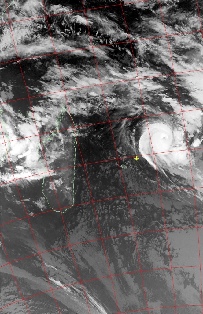 Intense Tropical Cyclone Berguitta, Noaa 19 IR 16 Jan 2018 03:53