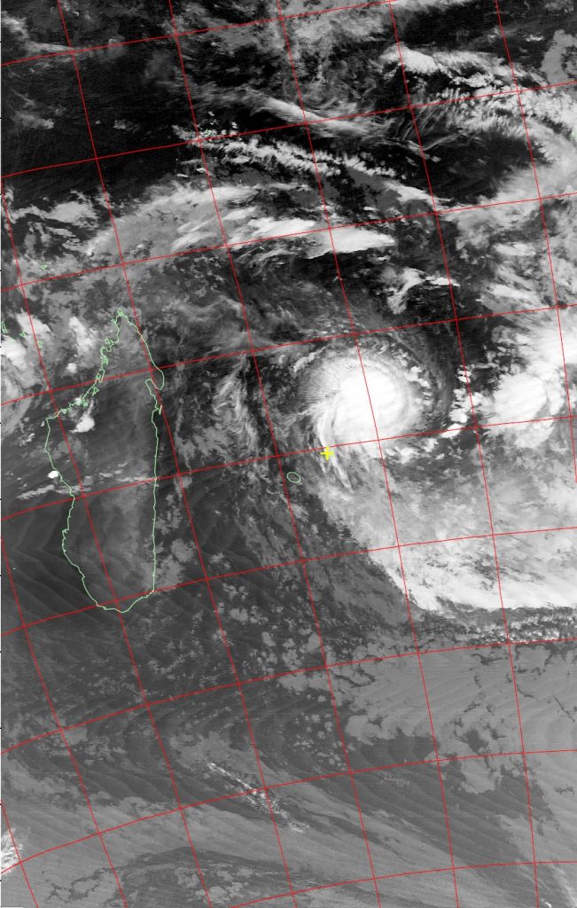 Tropical Cyclone Berguitta, Noaa 19 IR 17 Jan 2018 03:41