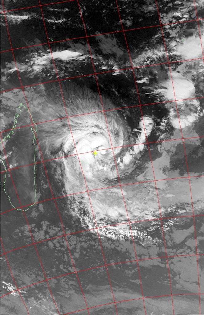 Severe Tropical Storm Berguitta, Noaa 19 IR 18 Jan 2018 03:30