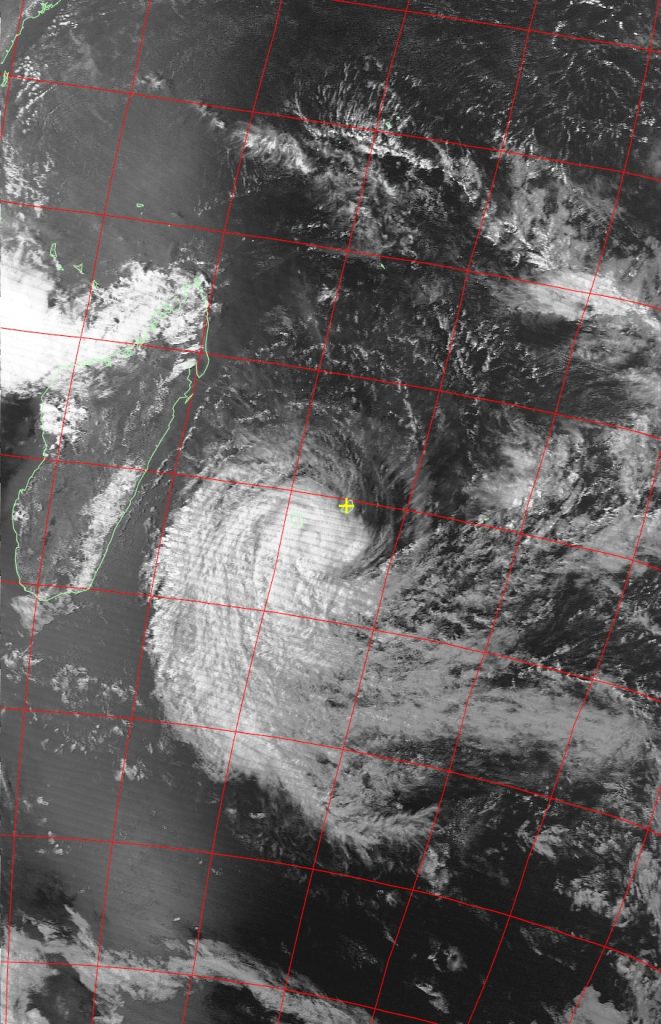 Severe Tropical Storm Berguitta, Noaa 19 VIS 18 Jan 2018 16:03