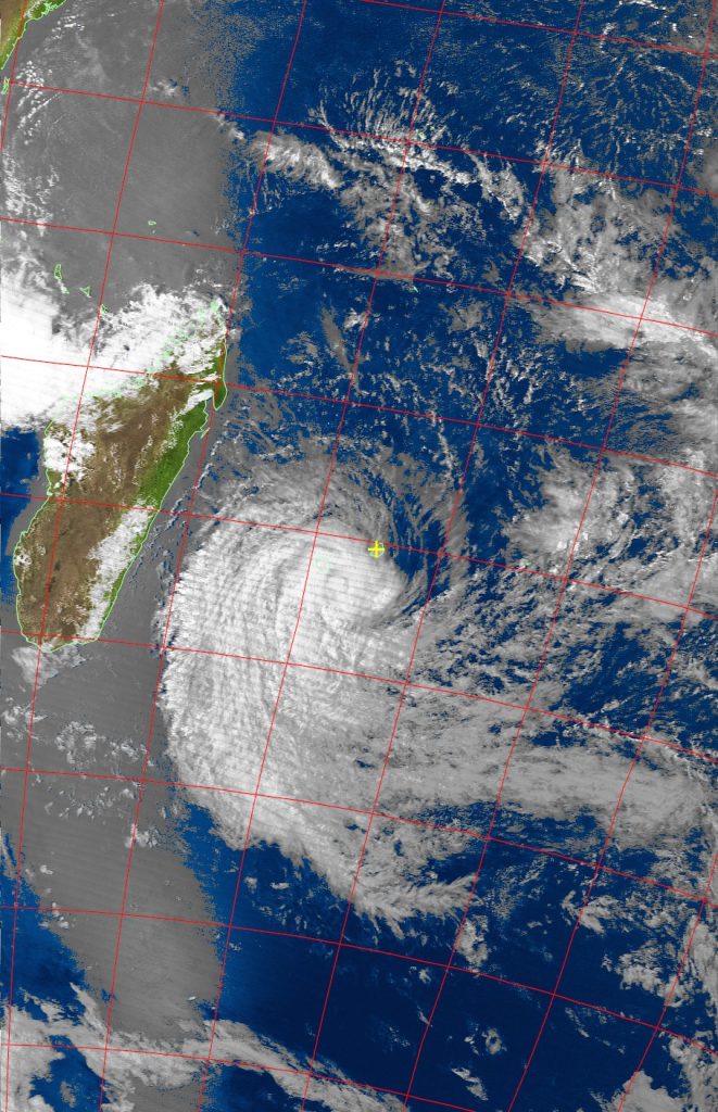 Severe Tropical Storm Berguitta, Noaa 19 VIS 18 Jan 2018 16:03