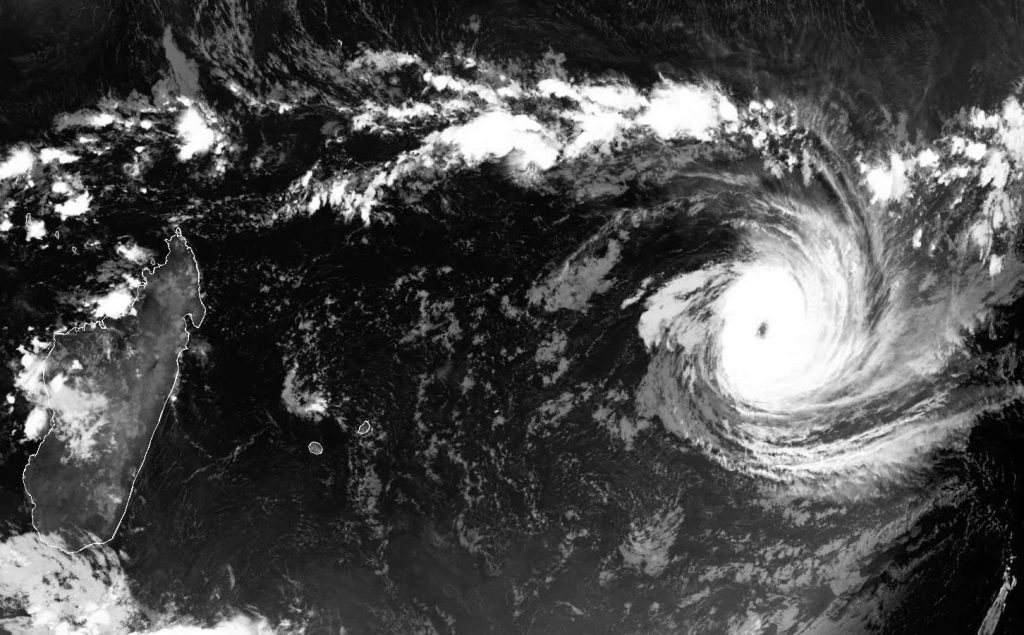 Intense Tropical Cyclone Cebile, Meteosat 02 Feb 2018 04:00
