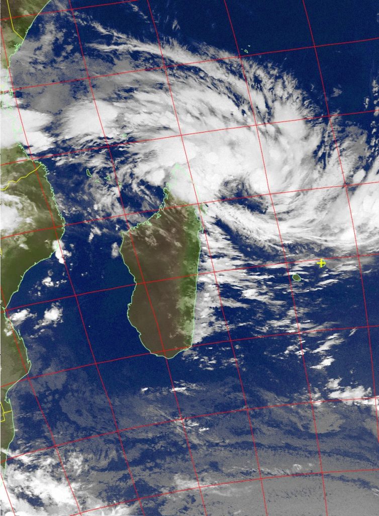 Moderate Tropical Storm Dumazile, Noaa 15 IR 03 Mar 2018 06:59