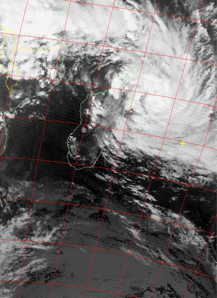 Moderate Tropical Storm Dumazile, Noaa 15 IR 03 Mar 2018 19:25