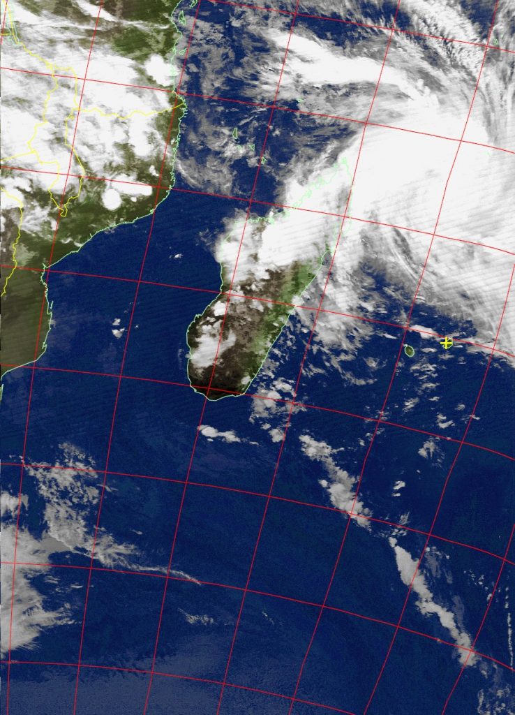 Moderate Tropical Storm Dumazile, Noaa 18 IR 03 Mar 2018 20:26