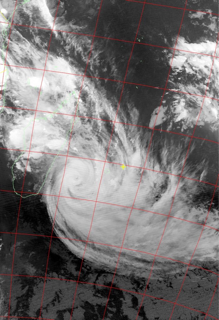 Tropical Cyclone Dumazile, Noaa 18 IR 05 Mar 2018 20:03