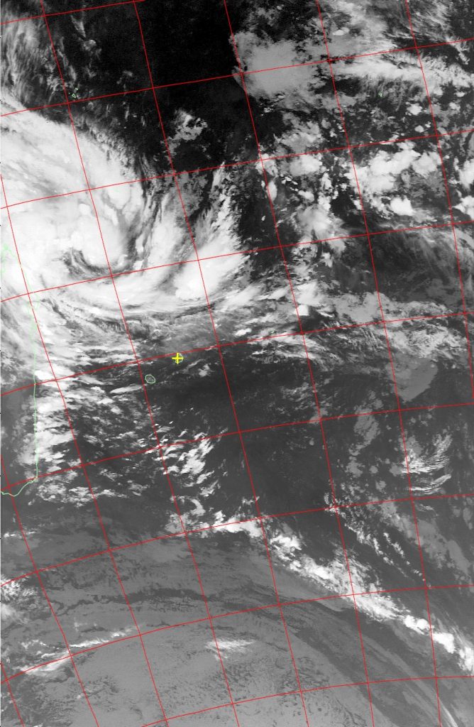 Moderate Tropical Storm Dumazile, Noaa 19 IR 03 Mar 2018 03:25