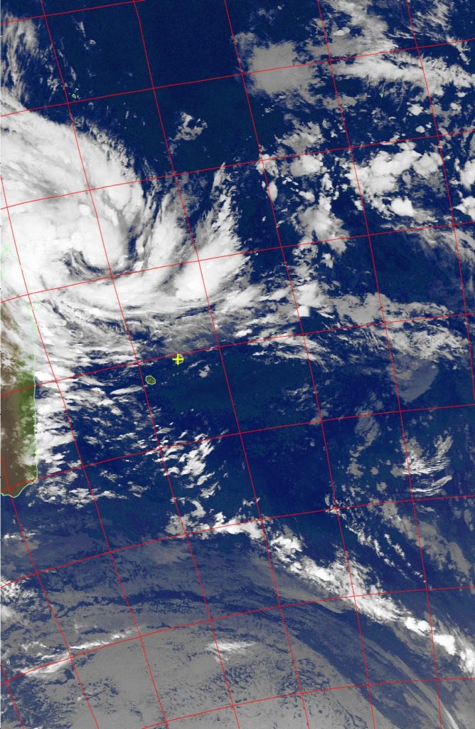 Moderate Tropical Storm Dumazile, Noaa 19 IR 03 Mar 2018 03:25