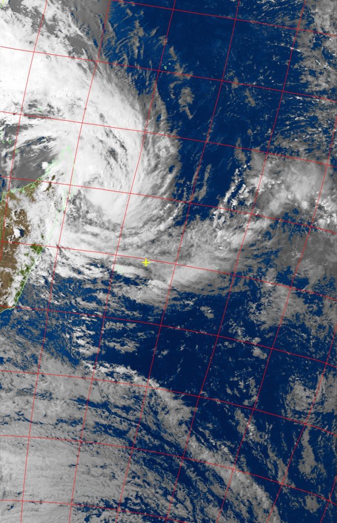Moderate Tropical Storm Dumazile, Noaa 19 VIS 03 Mar 2018 15:58