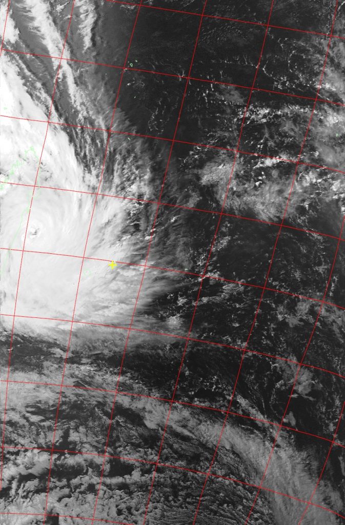 Tropical Cyclone Dumazile, Noaa 19 VIS 04 Mar 2018 15:47