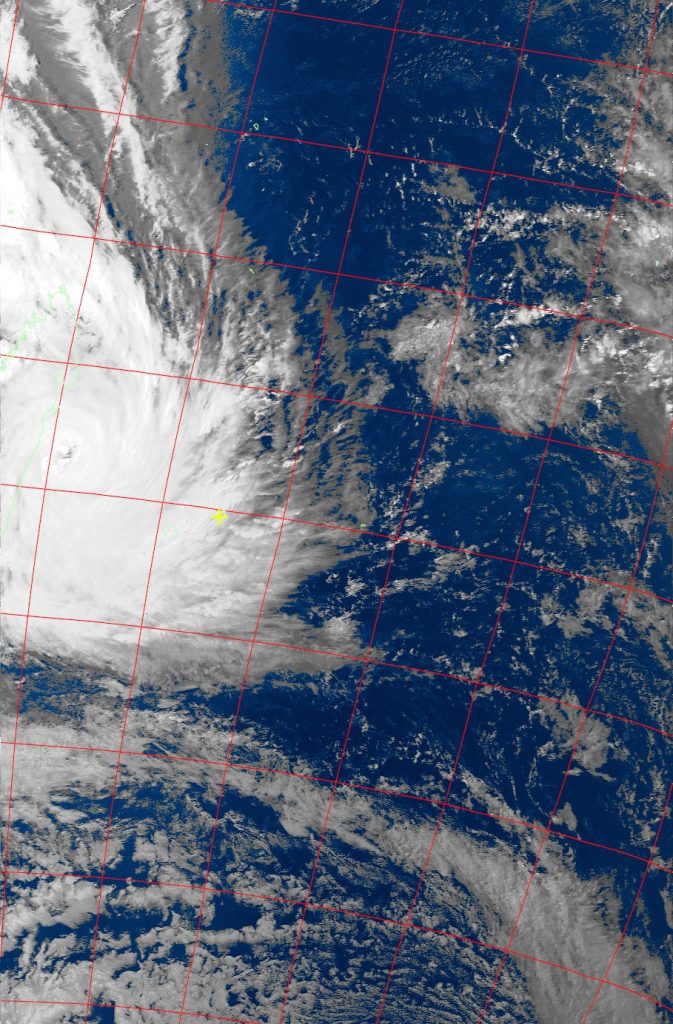 Tropical Cyclone Dumazile, Noaa 19 VIS 04 Mar 2018 15:47