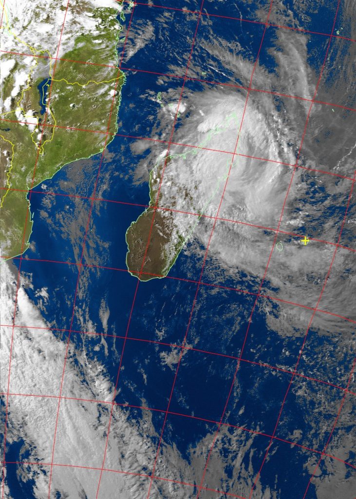 Severe Tropical Storm Eliakim, Noaa 19 VIS 16 Mar 2018 16:50