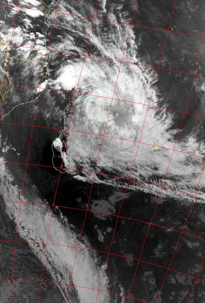 Depression Overland Eliakim, Noaa 19 VIS 17 mar 2018 16:38 