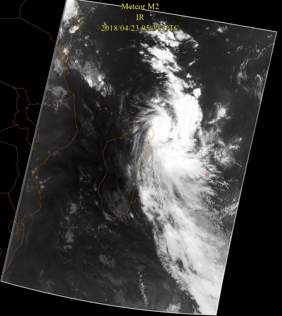 Tropical Depression, Meteor-M N2 23 Apr 2018 09:34 