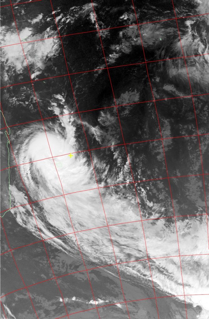 Severe Tropical Storm Fakir, Noaa 19 IR 24 Apr 2018 03:28