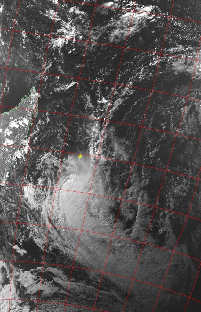 Severe Tropical Storm Fakir, Noaa 19 VIS 24 Apr 2018 16:01