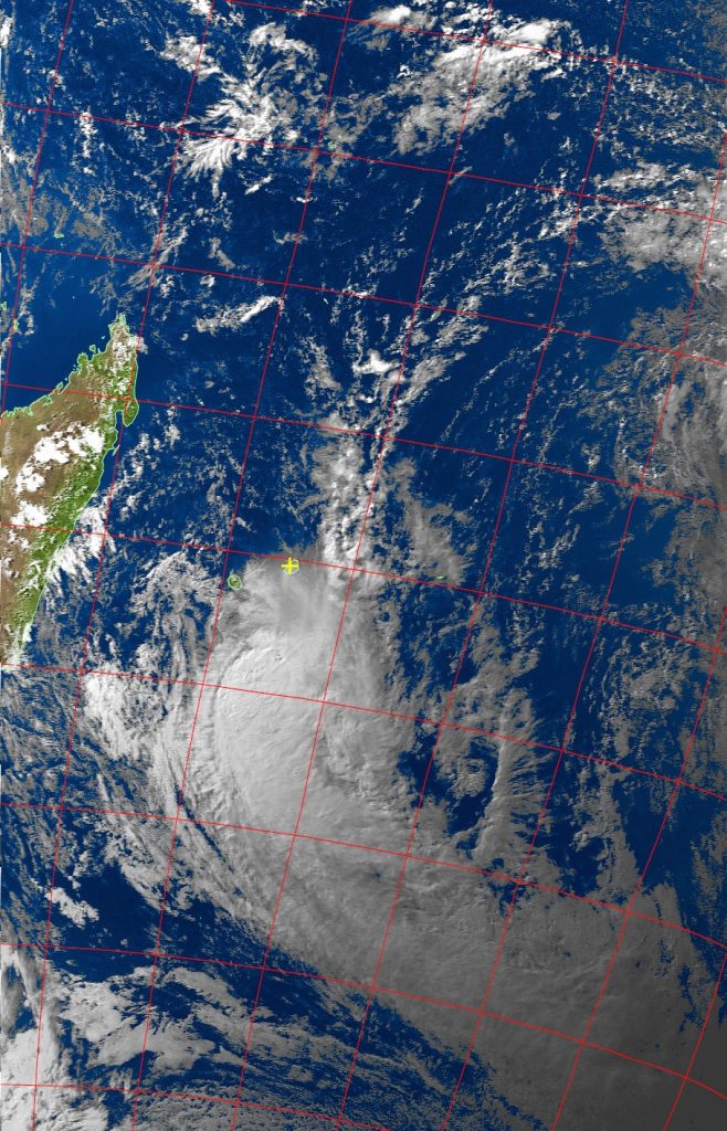 Severe Tropical Storm Fakir, Noaa 19 VIS 24 Apr 2018 16:01